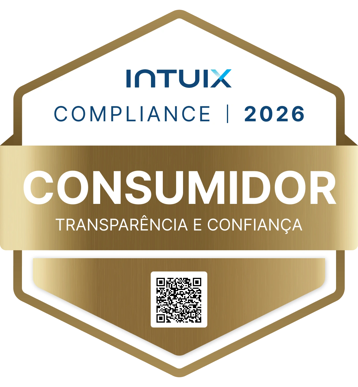 Selo Intuix Compliance 2026 — Consumidor: Transparência e confiança
