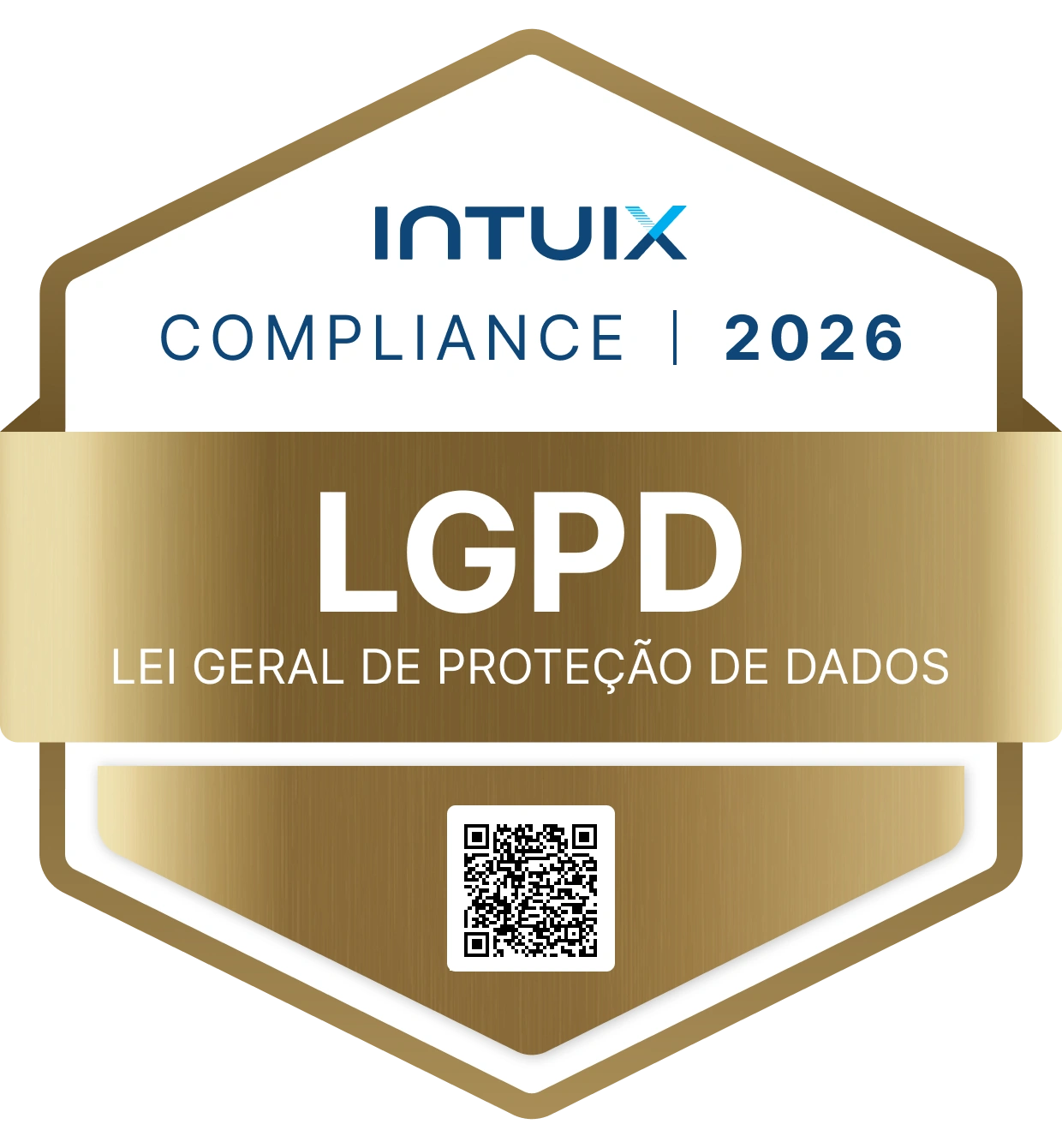 Selo Intuix Compliance 2026 — LGPD: Lei Geral de Proteção de Dados